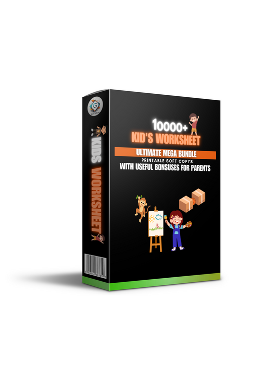 10000+ Kids Worksheet Ultimate Mega Bundle